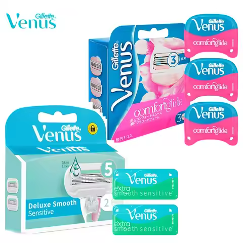 Gillette Female Shaving Heads Skin Razor Care Body Hair Trimmer Hair Removal Accessories for Gillett