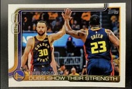 Topps NBA 籃球卡 Stephen Curry & Draymond Green