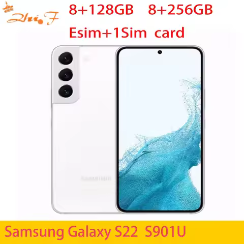 Samsung Galaxy S22 5G S901U1 S901n S901B/DS 128/256GB ROM 8GB RAM Snapdragon 8 Octa Core 6.1" Origin