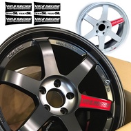 ◩ ❖ ♞Volk Racing Rays Engineering TE 37 Super Lap SL Mags Decals Rim Stickers