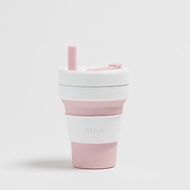 Stojo - 環保高耐熱矽膠摺疊杯16oz - 櫻花粉紅