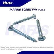 Tapping Screw fh 6 x 5/ 8" (white) | Screws - 1 BOX (2000 pcs)