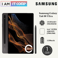 Samsung Galaxy Tab S8 Ultra / 14.6'' / Super AMOLED / Wi-Fi Version Tablet / 12GB RAM / 256GB ROM / Graphite