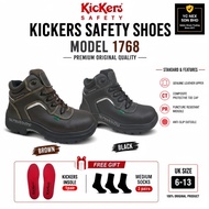 Kickers Safety Shoes 1768 Anti-Smash | Puncture Resistant | Anti-slip Safety Boot | Size UK6-13