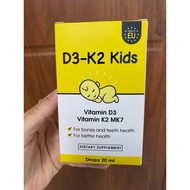 D3 - K2 Kids D3K2DHA supplement drops for babies from birth (20ml bottle)