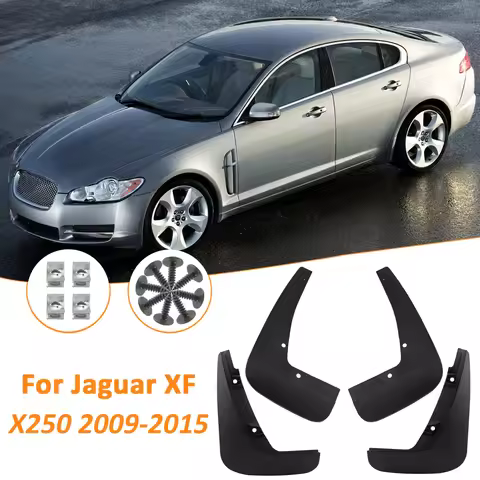 For Jaguar XF X250 2009-2015 Mudguards Mudflap Front Rear Wheel Fender Splash Guards Car Exterior Ac