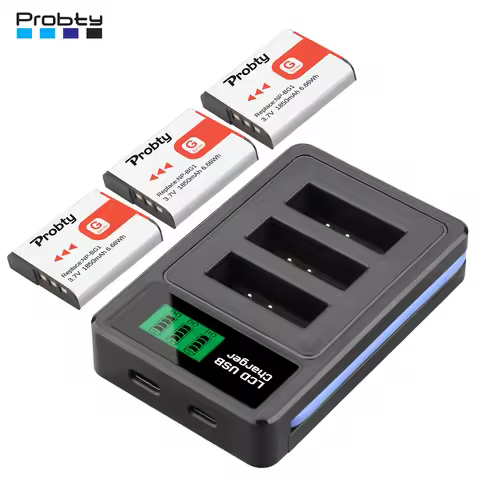 1850mAh NP-BG1 NP-FG1 NPBG1 Battery or 3 Slot LCD Charger For Sony DSC H3 H5 H7 W70 W80 WX1 NP BG1 F