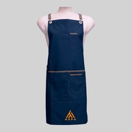 Celemek Apron Masak Barista Anti air Barbershop Perlengkapan dapur epron clemek Silang di punggung