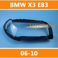 FOR BMW X3 E83 06-10 HEADLAMP COVER HEADLIGHT COVER LENS HEAD LAMP COVER