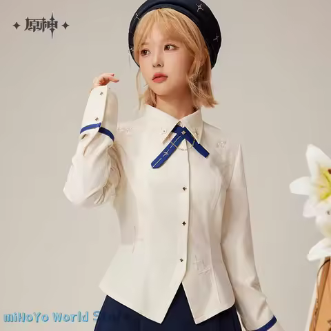 [Genuine] Albedo Shirt MiHoYo Official Original Genshin Impact Albedo Theme Impression Shirt Doujin 