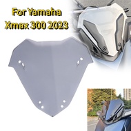 For Yamaha Xmax 300 2023 Motorcycle ABS Windshield Wind Screen Front Safety Windscreen Transparent Accessories