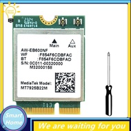 [Hmou] MT7925 WIFI 7 Card 5400Mbps M.2 Triple Band 2.4G/5G/6G Bluetooth 5.3 WiFi Card Adapter for Wi