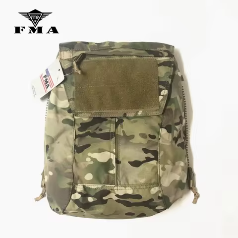 FMA Tactical Zipper-on Panel Pouch Multicam for TMC CPC AVS JPC2.0 Pouch Tactical Vest Plate Carrier