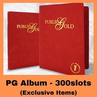 PG Public Gold Bar Album Holder Collection Items Business Card Folder Big Sizes Tempat Simpan Koleksi Kad Emas 300 Slots