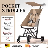 POCKET STROLLER Baby 2.9kg Max 60kg Foldable Travel Stroller Adjustable baby stroller