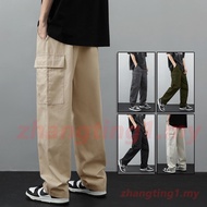 Ready Stock 5 Color Cargo Pants Men Black Kargo Pants Men Casual Seluar Cargo Slim Fit Wear-resistan