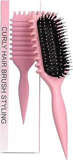 2024 Curling Brush Bounce Brush Curly Hair Brush Define Styling Brush Curl Defining Brush (B)