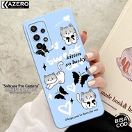 Samsung Galaxy A72 Fashion Case Cat Softcase Samsung Galaxy A72 Silicone Pro Camera Casing Samsung G