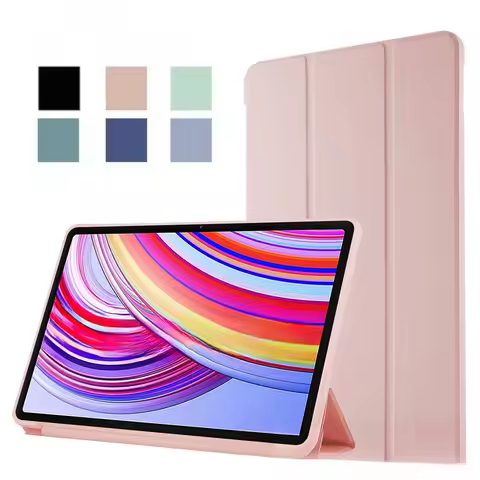 For Redmi Pad Pro Case 12.1 inch Flip Stand PU Protective Cover For Xiaomi Redmi Pad Pro Poco Pad 12