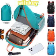 WITAKEY Hiking Backpack, Waterproof Nylon Fabric Ultralight Sports Backpack, Durable Folding 25L Hik