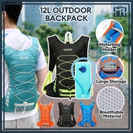 MR 12L Outdoor Hiking Backpack Breathable Waterproof Bag Camping Backpack Beg Galas Travel Beg Cycli