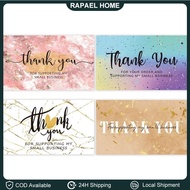 30pcs New Thank You Card for Supporting Business Package Decoration "Gorgeous Thanks" Business Card