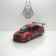 Mô Hình Xe Ôtô Kim Loại 1/24 Siêu Xe SUBARU IMPREZA WRX STI Dùng Để Trưng Bày Bàn Làm Việc