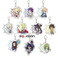 Fate Grand Order FGO A3 Acrylic Keyholder Ushiwakamaru Davinci Ishtar Enkidu
