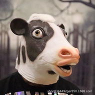 [✅Ready] Topeng Sapi Cow Latex Mask Halloween