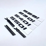 Old Glossy Black Letter 520i 523i 525i 528i 530i 535i 540i Emblem For BMW 5 Series E60 E61 F10 F11 G