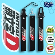 GANTUNGAN KEYCHAIN INITIAL D 001 HANGER hp KEYCHAIN/ BAG HANGER