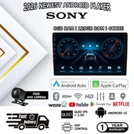 [8𝐆𝐁 𝐑𝐀𝐌+128𝐆𝐁 𝐑𝐎𝐌] SONY STYLE Android Player 9"10" inch Car Multimedia MP5 Player WIFI with Cooling