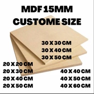 MDF BOARD 15 mm MDF BOARD/ in various sizes can be CUSTOMIZED