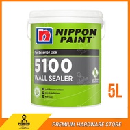 NIPPON PAINT Nippon Paint 5100 Exterior Wall Sealer / 5L NIPPON 5100 Wall Sealer for Interior & Exte