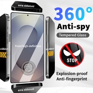 360° ฟิล์มกระจก ฟิล์มกันเสือก สำหรับ Samsung Galaxy S25 Ultra S24 Ultra S25 Plus S24 Plus