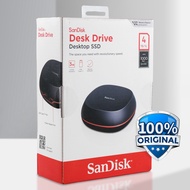 HITAM Desk Drive 4TB 1000MB/s USB 3.2 Gen 2 Type-C Black SDSSDT40-4T00 SanDisk