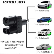 Charger Adapter 400A EV DC Charging Station CCS2 to TPC Convertor for Model 3/X/S/Y Accessories Comp