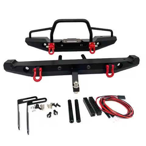 Metal Front/Rear Anti-Collision Bumper for 1:10 RC Crawler Car TRXS TRX-4 Axial SCX10 SCX10-II 90046