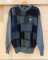 日本購入帶回 日本製 高爾夫球Jack Nicklaus 傑克尼可勞斯 美國金熊 Golden Bear 羊毛毛衣（女）
