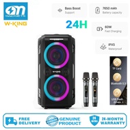 W-KING T9 Pro Party Large Bluetooth Speaker Loud-(200W PEAK)120W Extra Deep Bass, V5.3 Big Boombox K