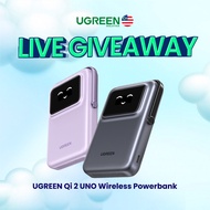 [UGREEN Live Giveaway] UGREEN UNO Qi 2 Powerbank Giveaway Random Colour
