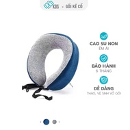 Memory Foam by KOS latex neck pillow, high elasticity &amp; smoothness, removable pillow case
