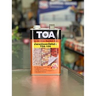 TOA-100 น้ำยาเคลือบเงาใสกันซึม ทีโอเอ-100 น้ำยา A100 Water Repellent Gloss ขนาด 1 แกลลอน 3.785 ลิตร
