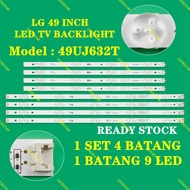 LG 49UJ632T TV backlight LED backlight LG 49UJ632 TV backlight
