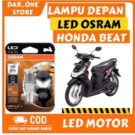 [Terlaris] Lampu Depan Led Motor Honda Beat Karbu Original Osram Sk