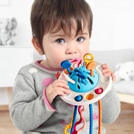 3 In 1 Baby Teether Toy Educational En Teether Baby 612 Months