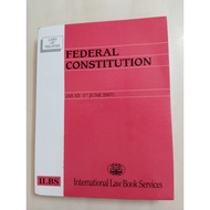 Laws of Malaysia : Federal Constitution (AS AI 1st JUNE 2007) (terpakai)