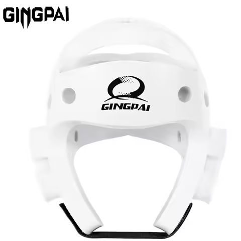 Gingpai High Quality Kids Male Female Professional Taekwondo Helmets Karate Headgear MMA Kick Boxing