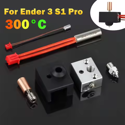 Upgrade Hotend Kit For Ender 3 S1 Pro CR-10 Smart Bimetal Heat break Throat 24V 40W 50W Extruder Kit