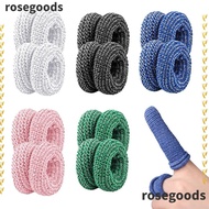 ROSEGOODS1 10PCS Cotton Finger Cots, Multicolor Disposable Tubular Care Bandage,  Protectors Thickening Breathable Finger Covers Work